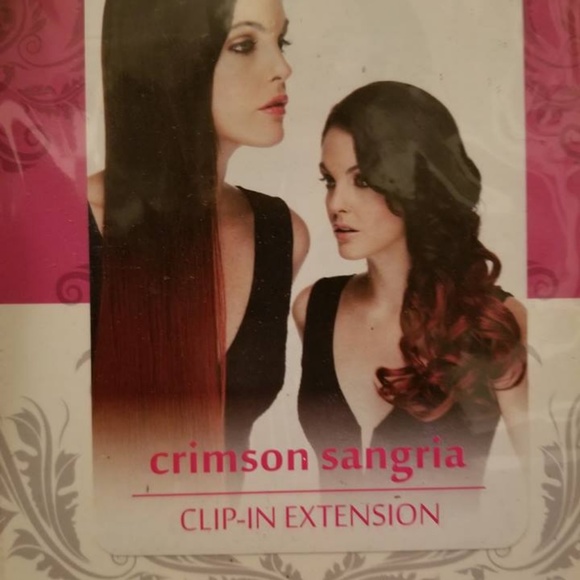 X2 packs! NEW Clip In Hair Extensions- Ombre- Party Colors- PINK & LT PURPLE main image 8